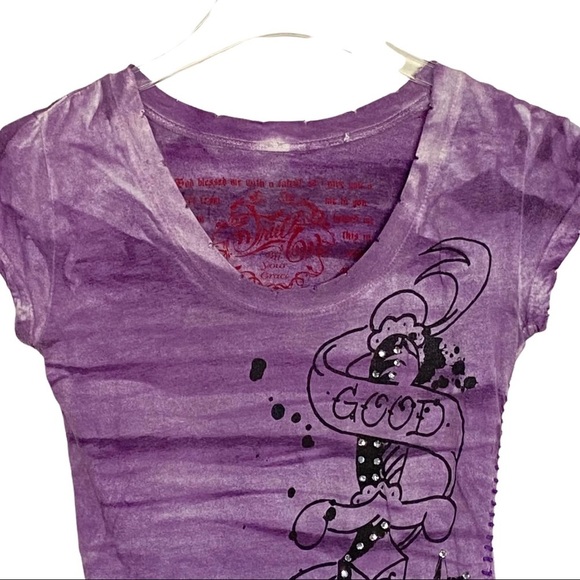Truth. By Your Grace Purple Good Life Top Size Small - Picture 2 of 6